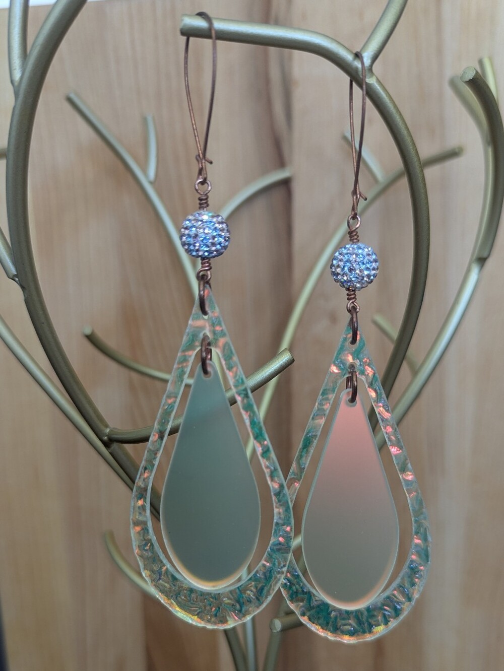 Luminescent Raindrop Earrings